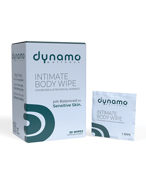 Screaming O Dynamo Wellness Intimate Body Wipe - 30 Pack