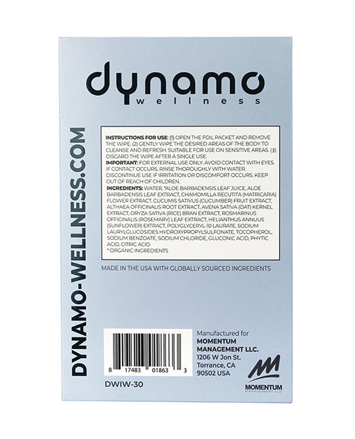 Screaming O Dynamo Wellness Intimate Body Wipe - 30 Pack - Image 2