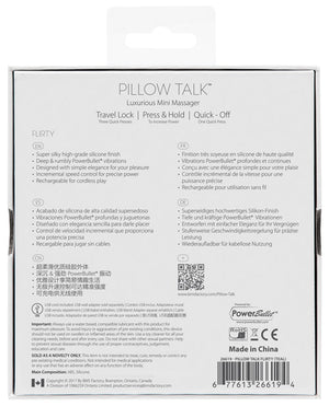 Pillow Talk Pillow Talk Flirty Bullet - Teal - Image 3