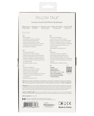 Pillow Talk Pillow Talk Sultry Rotating Wand - Pink - Image 2