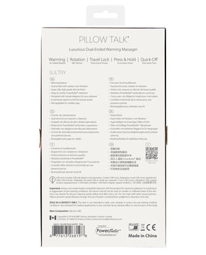 Pillow Talk Pillow Talk Sultry Rotating Wand - Teal - Image 2