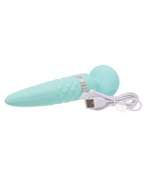 Pillow Talk Pillow Talk Sultry Rotating Wand - Teal - Image 4