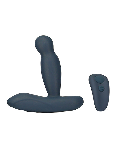 Lux Active Lux Active Revolve 4.5" Rotating &amp; Vibrating Anal Massager - Dark Blue