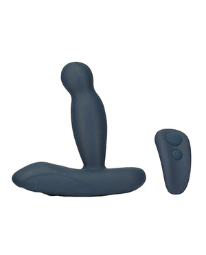 Lux Active Lux Active Revolve 4.5" Rotating &amp; Vibrating Anal Massager - Dark Blue