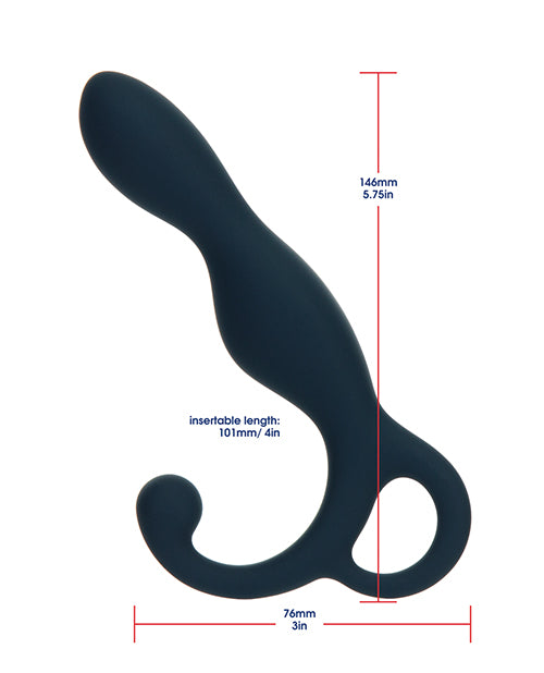 Lux Active Lux Active LX1 5.75" Silicone Anal Trainer - Dark Blue - Image 2