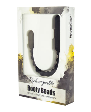 Power Bullet Rechargeable Booty Beads - Black