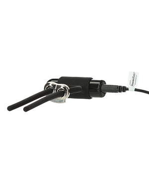 Power Bullet Bolo Bullet Vibrating Adjustable Cock Tie - Black - Image 5