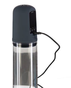 Lux Active Lux Active Volume Rechargeable Penis Pump - Black - Image 5