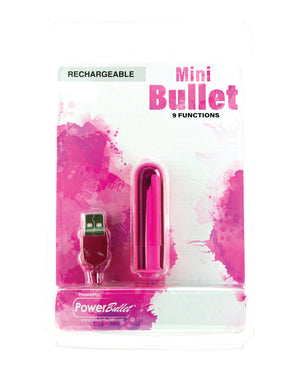 Power Bullet Mini Bullet Rechargeable Bullet - 9 Functions Pink - Image 3