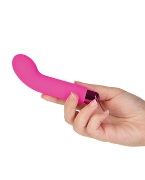 Power Bullet Sara's Spot Rechargeable Bullet w/G Spot Sleeve - 10 Functions Pink - Image 5