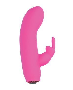 Power Bullet Alice's Bunny Rechargeable Bullet w/Rabbit Sleeve - 10 Functions Pink