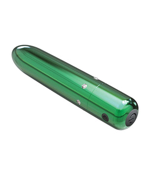 Power Bullet Pretty Point Rechargeable Bullet - 10 Functions Teal