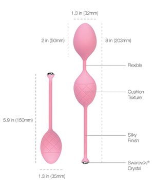 Pillow Talk Pillow Talk Frisky Pleasure Balls - Pink - Image 4