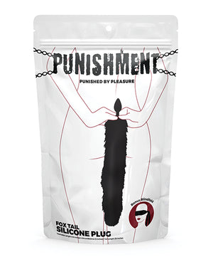 Punishment Punishment Fox Tail Plug - Black