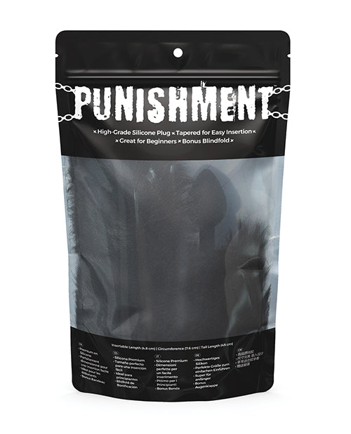 Punishment Punishment Fox Tail Plug - Black - Image 2
