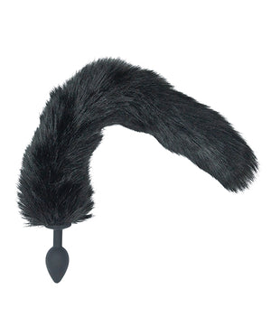Punishment Punishment Fox Tail Plug - Black - Image 4