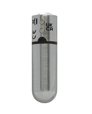 Power Bullet First Class Mini Rechargeable Bullet w/Crystal - 9 Functions Silver - Image 4