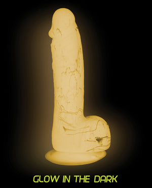 Addiction Addiction Brandon 7.5" Glow in the Dark Dildo - Pink - Image 3