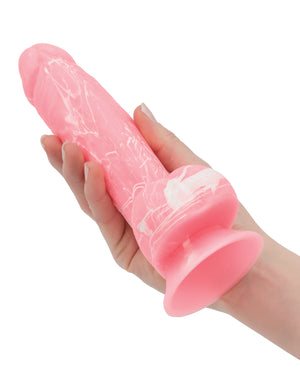 Addiction Addiction Brandon 7.5" Glow in the Dark Dildo - Pink - Image 4