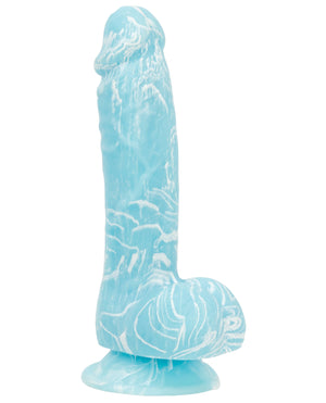 Addiction Addiction Luke Glow in the Dark 7.5" Dildo - Blue - Image 4
