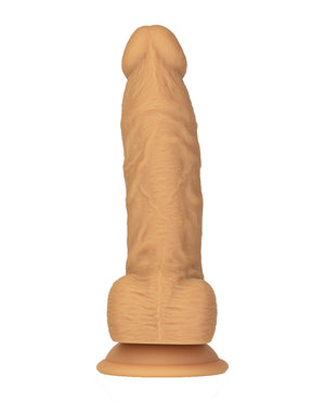 Naked Addiction Naked Addiction 8" Dual Density Silicone Dildo - Caramel - Image 4
