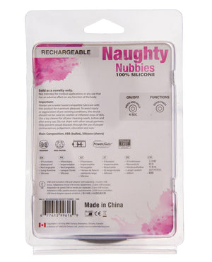 Naughty Nubbies Naughty Nubbies Rechargeable - Pink - Image 3