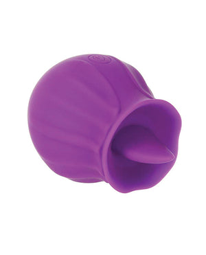 No Brand M'Lady Flickering Tongue &amp; Vibrating Clitoral Stimulator - Purple - Image 3