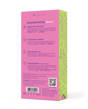 Bdesired Bdesired Infinite Deluxe Flamingo Vibrator - Pink - Image 4