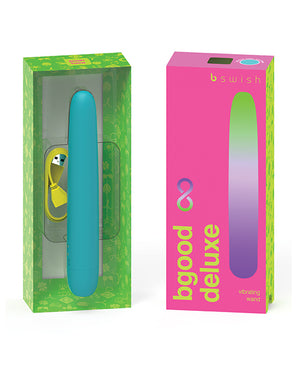 B Swish Bgood Infinite Deluxe Vibrator - Sea Foam - Image 4