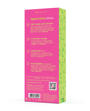 B Swish Bgood Infinite Deluxe Vibrator - Sea Foam - Image 5