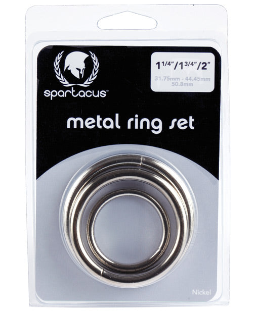 Spartacus Spartacus Metal Ring Set - Pack of 3