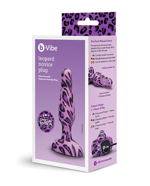 b-vibe Leopard Novice Plug