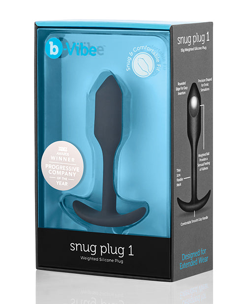 b-vibe b-Vibe Weighted Snug Plug 1 - 55 g Black