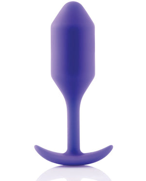 b-vibe b-Vibe Weighted Snug Plug 2 - 114 g Purple - Image 2
