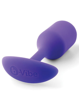 b-vibe b-Vibe Weighted Snug Plug 2 - 114 g Purple - Image 3