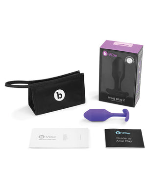 b-vibe b-Vibe Weighted Snug Plug 2 - 114 g Purple - Image 5
