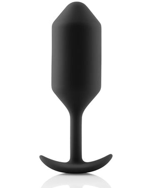 b-vibe b-Vibe Weighted Snug Plug 3 - 180 g Black - Image 3