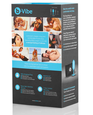 b-vibe b-Vibe Weighted Snug Plug 3 - 180 g Teal - Image 4