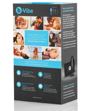 b-vibe b-Vibe Weighted Snug Plug 4 - 256 g Black - Image 4