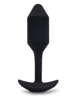 b-vibe b-Vibe Vibrating Weighted Snug Plug M - 112 g Black - Image 3