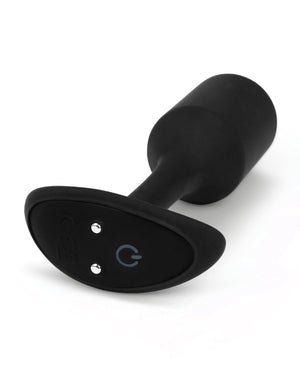 b-vibe b-Vibe Vibrating Weighted Snug Plug M - 112 g Black - Image 4