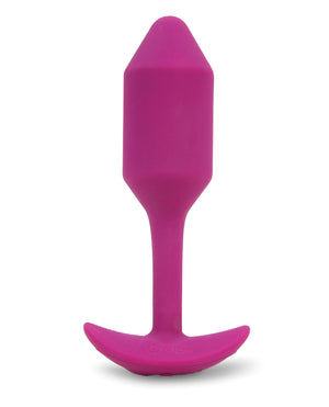 b-vibe b-Vibe Vibrating Weighted Snug Plug M - 112 g Rose - Image 3