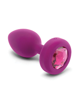b-vibe b-Vibe Remote Control Vibrating Jewel Plug (S/M) - Fuchsia - Image 4