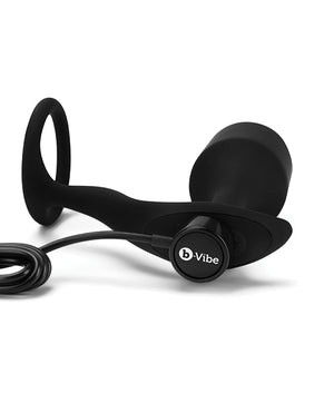 b-vibe b-Vibe Vibrating Snug &amp; Tug XL - Black - Image 4