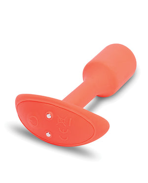 b-vibe b-Vibe Vibrating Snug Plug - Small Orange - Image 4