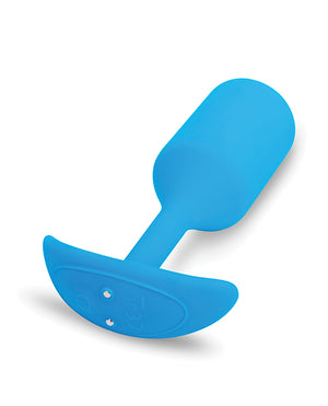 b-vibe b-Vibe Vibrating Snug Plug - Large Blue - Image 4