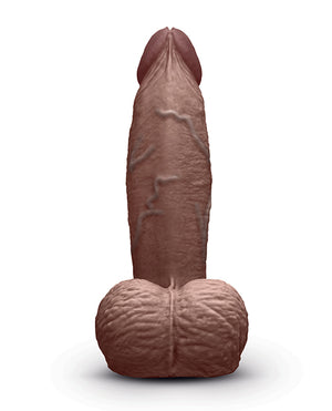 b-Vibe Slipskin 6" Girthy - Brown - Image 3