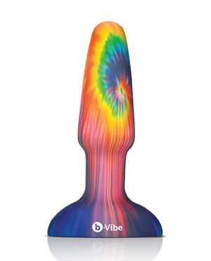 b-vibe b-Vibe Peace &amp; Love Tie-Dye Rimming Plug - Special Edition - Image 2
