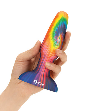 b-vibe b-Vibe Peace &amp; Love Tie-Dye Rimming Plug - Special Edition - Image 4