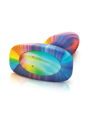 b-vibe b-Vibe Peace &amp; Love Tie-Dye Rimming Plug - Special Edition - Image 5